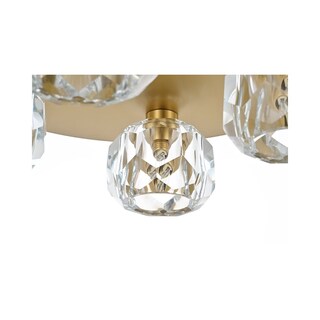 Foto 5 | Foto 5 | Lámpara De Techo Elegant Lighting Graham De 4 Luces Hierro Dorado - Venta Internacional.