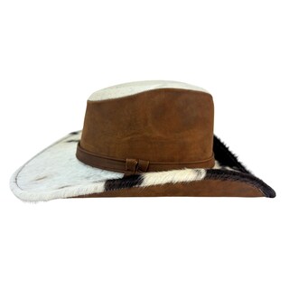 Foto 2 | Foto 2 | Sombrero Unisex Tabaco Piel Pelaje Vaca Piel California ''l'' Nueva Imagen