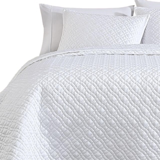 Foto 4 | Foto 4 | Set De Colcha Benzara Keo King Reversible Blanco Sedoso Tencel - Venta Internacional.