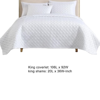 Foto 5 | Foto 5 | Set De Colcha Benzara Keo King Reversible Blanco Sedoso Tencel - Venta Internacional.