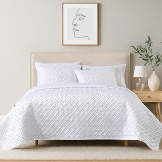 Foto 6 | Foto 6 | Set De Colcha Benzara Keo King Reversible Blanco Sedoso Tencel - Venta Internacional.