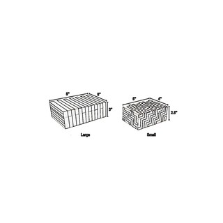 Foto 5 | Foto 5 | Caja De Accesorios Benzara Anya Multiusos En Blanco Y Negro X2 - Venta Internacional.