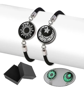 Foto 1 | Foto 1 | 2pc Pulseras Xtellar Para Parejas De Sol Y Luna Brilla