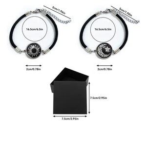 Foto 2 | Foto 2 | 2pc Pulseras Xtellar Para Parejas De Sol Y Luna Brilla