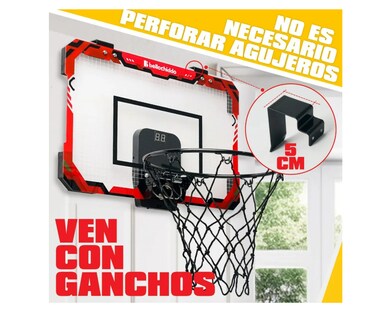 Foto 2 | Foto 2 | Mini Canasta de Baloncesto Infantil con Anotador y 3 Pelotas