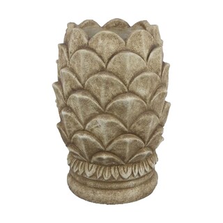 Foto 1 | Foto 1 | Macetero Benzara De Terracota Con Forma De Piña De Pino Esculpida 36 Cm - Venta Internacional.