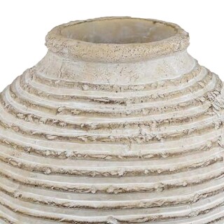 Foto 2 | Foto 2 | Maceta Benzara Lezlee De 33 Cm Color Beige Terracota - Venta Internacional.