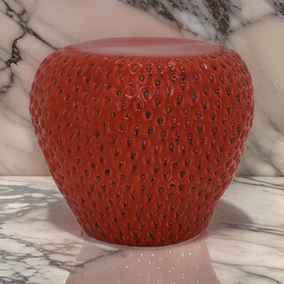 Foto 6 | Foto 6 | Soporte Para Plantas Benzara Oriha 45 Cm Cerámica Color Rojo Fresa - Venta Internacional.