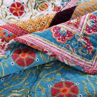 Foto 4 | Foto 4 | Juego De Ropa De Cama Benzara Ello De Algodón Bohemio 3 Piezas Tamaño Queen - Venta Internacional.