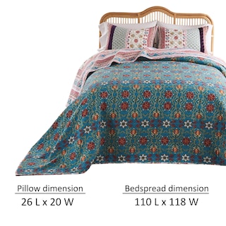 Foto 5 | Foto 5 | Juego De Ropa De Cama Benzara Ello De Algodón Bohemio 3 Piezas Tamaño Queen - Venta Internacional.