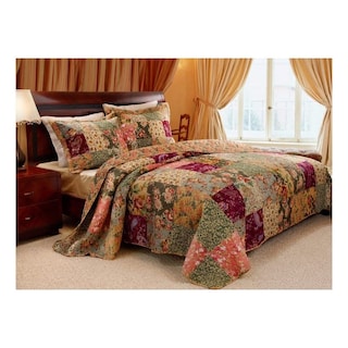 Foto 2 | Foto 2 | Juego De Sábanas Benzara Kamet King Patchwork Floral 305 X 300 Cm - Venta Internacional.