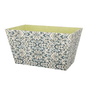 Foto 3 | Foto 3 | Set De 3 Recipientes Rectangulares Benzara Color Azul Y Beige 23 X 35 X 19 Cm - Venta Internacional.