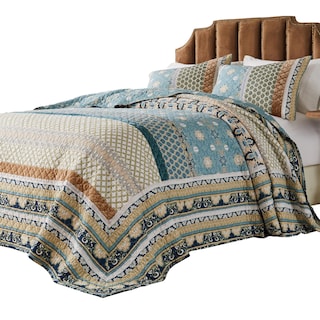 Foto 3 | Foto 3 | Juego De Ropa De Cama Benzara Ello Queen Bohemio Multicolor 280 X 300 Cm - Venta Internacional.