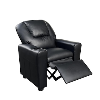 Foto 2 | Foto 2 | Sillón Reclinable Para Jóvenes Benzara Nik 56 Cm Acolchado Negro - Venta Internacional.