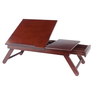 Foto 4 | Foto 4 | Escritorio Portátil Winsome Alden Ajustable En Nogal 64 X 35 X 20 Cm - Venta Internacional.