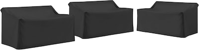 Foto 1 | Foto 1 | Juego De Fundas Para Muebles De Patio Crosley Furniture 3 Piezas Color Negro - Venta Internacional.