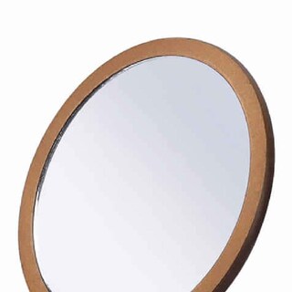 Foto 4 | Foto 4 | Pedestal De Maquillaje Redondo Mirror Benzara De Madera 14 Cm De Alto - Venta Internacional.