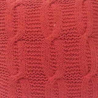 Foto 2 | Foto 2 | Almohada Benzara 46 X 46 X 15 Cm Algodón Trenzado Color Naranja Juego De 2 - Venta Internacional.