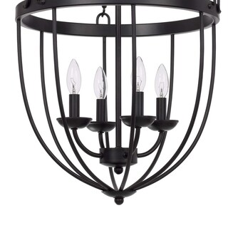 Foto 4 | Foto 4 | Candelabro Benzara Bm241879 De Metal Con Diseño De Jaula Para Pájaros Color Negro - Venta Internacional.