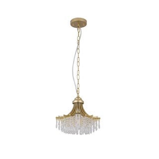 Foto 1 | Foto 1 | Lámpara Benzara Classic Crystal Gold Metal 30 Cm - Venta Internacional.