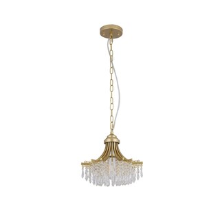 Foto 3 | Foto 3 | Lámpara Benzara Classic Crystal Gold Metal 30 Cm - Venta Internacional.