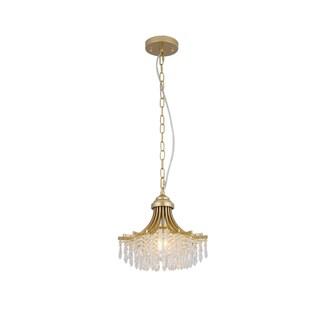 Foto 4 | Foto 4 | Lámpara Benzara Classic Crystal Gold Metal 30 Cm - Venta Internacional.