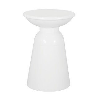Foto 2 | Foto 2 | Mesa Benzara Suma 38 Cm Redonda Para Exteriores Hierro Blanco - Venta Internacional.