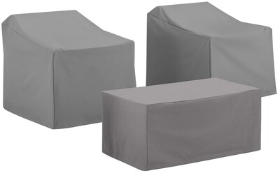 Foto 1 | Foto 1 | Juego De Fundas Para Muebles Crosley Impermeables Color Gris De 3 Piezas - Venta Internacional.