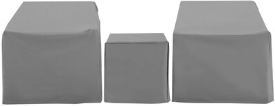 Foto 2 | Foto 2 | Juego De Fundas Para Muebles Crosley Impermeables Color Gris De 3 Piezas - Venta Internacional.