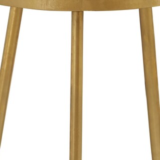 Foto 3 | Foto 3 | Mesa Benzara Redonda De Mármol De 22 Pulgadas En Oro Blanco - Venta Internacional.