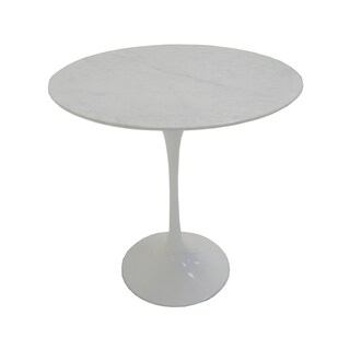 Foto 2 | Foto 2 | Mesa Benzara Sufi Con Superficie Redonda De Mármol  53 Cm  Base De Pedestal - Venta Internacional.