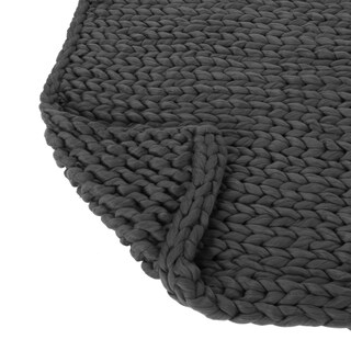 Foto 3 | Foto 3 | Manta Benzara Moon Throw 152 Cm Tejido Acrílico Gris Oscuro - Venta Internacional.