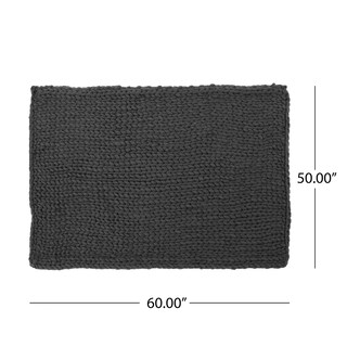 Foto 5 | Foto 5 | Manta Benzara Moon Throw 152 Cm Tejido Acrílico Gris Oscuro - Venta Internacional.