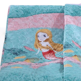 Foto 2 | Foto 2 | Manta Acolchada Benzara Wini 127 X 152 Cm Mermaid - Venta Internacional.