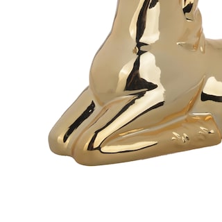 Foto 3 | Foto 3 | Figura De Unicornio De Cerámica Benzara  28 Cm  Acabado Dorado - Venta Internacional.
