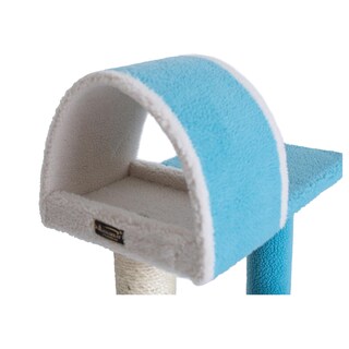 Foto 4 | Foto 4 | Árbol Para Gatos Armarkat B2903 74 Cm De Altura Azul Con Túnel - Venta Internacional.