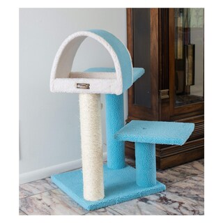 Foto 5 | Foto 5 | Árbol Para Gatos Armarkat B2903 74 Cm De Altura Azul Con Túnel - Venta Internacional.