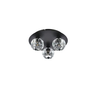 Foto 7 | Foto 7 | Lámpara De Techo Elegant Lighting Graham 3 Light Black - Venta Internacional.