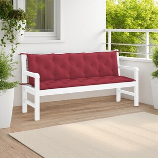 Foto 6 | Foto 6 | Cojín De Banco Exterior Benzara Claire Rojo 180x100x7 Cm - Venta Internacional.