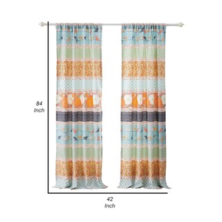 Foto 4 | Foto 4 | Cortinas Benzara Benjara Nite De Microfibra 213 X 107 Cm 2 Unidades - Venta Internacional.