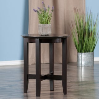 Foto 5 | Foto 5 | Mesa Winsome Toby Espresso De Madera Maciza 46 X 46 X 56 Cm - Venta Internacional.