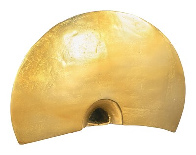 Foto 5 | Foto 5 | Silla Zuo Fan Table Art Aluminio Dorado Moderna 41 X 19 X 30 Cm - Venta Internacional.