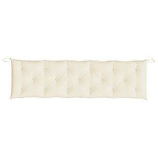 Foto 1 | Foto 1 | Cojín De Banco Benzara Claire Tufted Ivory Oxford 180x50x7 Cm - Venta Internacional.