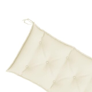 Foto 2 | Foto 2 | Cojín De Banco Benzara Claire Tufted Ivory Oxford 180x50x7 Cm - Venta Internacional.