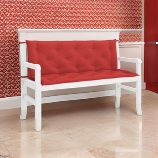 Foto 6 | Foto 6 | Cojín De Exterior Benzara Claire 150 Cm Con Botones Rojos - Venta Internacional.