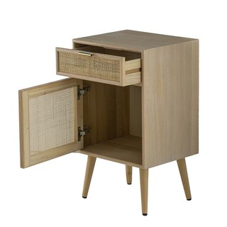 Foto 2 | Foto 2 | Armario Decorativo Benzara Keli 71 Cm Ratán Tejido De Pino - Venta Internacional.