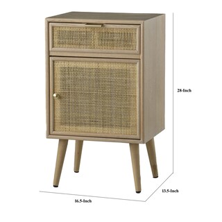 Foto 5 | Foto 5 | Armario Decorativo Benzara Keli 71 Cm Ratán Tejido De Pino - Venta Internacional.