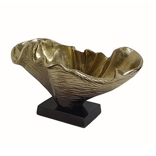 Foto 1 | Foto 1 | Bol Decorativo Benzara Bm302630 38 Cm De Aluminio Dorado Negro - Venta Internacional.