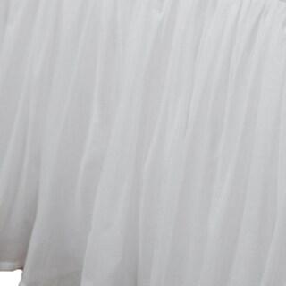 Foto 4 | Foto 4 | Faldón De Cama Benzara Bm307093 Doble Blanco Poliéster Y Algodón - Venta Internacional.