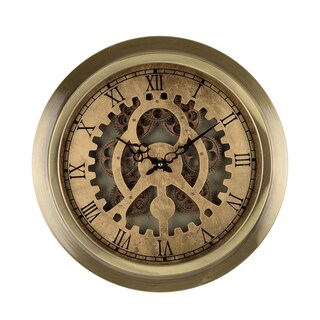 Foto 1 | Foto 1 | Reloj De Pared Benzara Reny 46 Cm Con Diseño De Engranaje Redondo Romano - Venta Internacional.